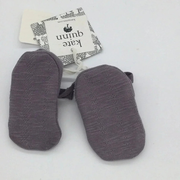 NWT Kate Quinn 3-6M Purple Booties - Picture 3 of 4